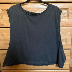 American Eagle Outfitters Black Muscle Tee